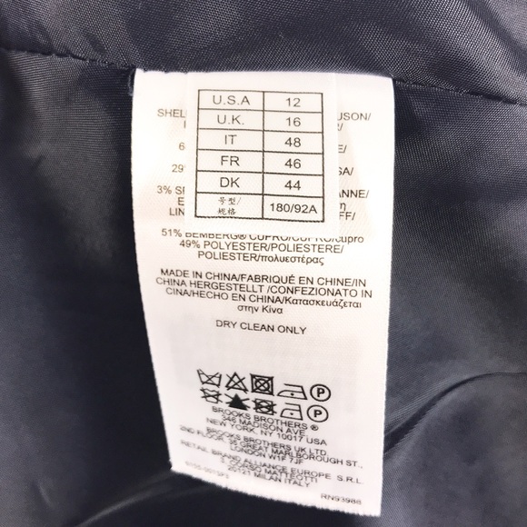 Brooks Brothers Red Fleece Striped A-line Dress Size 12 - Picture 5 of 6